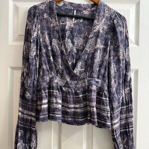 Free People Wrap Top Size Medium